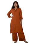 1. A-line kurta set with flared pants-SANG10A.