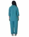 1. Open collar shirt with straight fit pants-KON6A