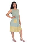 2. A-line dress with front pockets- KON1A