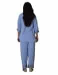 2. Open collar shirt with straight fit pants-SANG2A