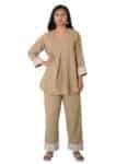 3. Top with straight fit pants-KHAI12A..
