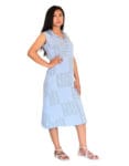 4. Straight line dress with open shirt collar-SANG9A