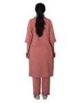 5. Open collar shirt with fitted pants-KHAI3A.
