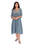 6. Kurta dress with front gathers-SANG8A..