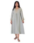 9. A-line kurta dress with pleats-KHAI12A