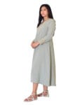 9. A-line kurta dress with pleats-KHAI12A