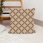 Mongken Digital Print Cushion Covers – Pack of 2 (18x18 inch)| Naga Tribal Motifs | Cotton Canvas | Made in Nagaland