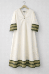 A-line Kurta dress with mid box pleat and side slit.